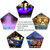 54W LED Stainless Steel Wall-mounted Pool Light Landscape Underwater Light(Colorful Light)