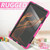 For Samsung Galaxy Tab S8 Ultra 14.6 inch SM-X900 Silicone + PC Tablet Case(Rose Red+Black)