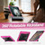 For Samsung Galaxy Tab S8 Ultra 14.6 inch SM-X900 Silicone + PC Tablet Case(Rose Red+Black)