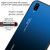 For Vivo X23 Gradient Color Glass Case(Blue)