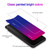 For OPPO Find X Gradient Color Glass Case(Sky Blue)