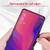 For OPPO Find X Gradient Color Glass Case(Sky Blue)