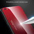 For OPPO A57 / A39 Gradient Color Glass Case(Red)