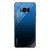 For Galaxy S8 Gradient Color Glass Case(Blue)