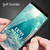 For Galaxy S8 Gradient Color Glass Case(Blue)