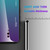 For OPPO Reno Z Gradient Color Glass Case(Purple)