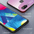 For Galaxy A30 Gradient Color Glass Case(Yellow)
