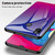 For Galaxy A30 Gradient Color Glass Case(Yellow)