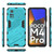 For Xiaomi Poco M4 Pro 4G Punk Armor 2 in 1 PC + TPU Shockproof Phone Case with Invisible Holder(Blue)