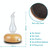 Wood Essential Oil Diffuser Aromatherapy Machine Automatic Alcohol Sprayer, Plug Specification:UK Plug(Light Brown)