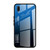 For Vivo V11 Gradient Color Glass Case(Blue)