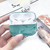 For AirPods Pro 3 Marble Water Sticker Wireless Earphone Protective Case(Malachite Green)