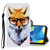 For Galaxy A20 / A30 3D Colored Drawing Horizontal Flip PU Leather Case with Holder & Card Slots & Wallet(Fox)