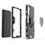For OPPO Realme XT & K5 Shockproof PC + TPU Protective Case with Magnetic Ring Holder(Red)