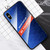 For iPhone XS Max Shockproof PC + TPU + Glass Protective Case(Blue)