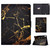 For iPad Pro 11 inch (2018) TPU Horizontal Flip Leather Case with Holder & Card Slot & Sleep / Wake-up Function(Black Gold)