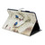 For iPad 10.2 3D Embossing Pattern Horizontal Flip Leather Case with Holder & Card Slots & Wallet(White Cat)