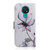 For Nokia 7.2 Coloured Drawing Pattern Horizontal Flip PU Leather Case with Holder & Card Slots & Wallet(Magnolia)
