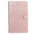 For Galaxy Tab A 8.0 (2019) T295/T290 Pressed Printing Sun Flower Pattern Horizontal Flip Leather Case with Holder & Card Slots & Wallet(Rose Gold)