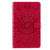 For Galaxy Tab A 8.0 (2019) T295/T290 Pressed Printing Sun Flower Pattern Horizontal Flip Leather Case with Holder & Card Slots & Wallet(Rose Red)