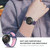 For Galaxy Watch 46 / S3 / Huawei Watch GT 1 / 2 22mm Smart Watch Silicone Double Color Watch Band, Size:L(White Black)