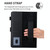 For iPad mini 1 / 2 / 3 / 4 / 5 Business Style Horizontal Flip Leather Case with Holder & Card Slot & Photo Frame & Wallet & Hand Strap & Sleep / Wake-up Function(Black)
