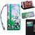 For iPhone 13 Pro 3D Painting Pattern Coloured Drawing Leather Phone Case (Panda)