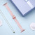 Oval Resin Watch Band For Apple Watch Series 9&8&7 41mm / SE 3&SE 2&6&SE&5&4 40mm / 3&2&1 38mm(Pink Flower)
