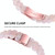 Oval Resin Watch Band For Apple Watch Series 9&8&7 41mm / SE 3&SE 2&6&SE&5&4 40mm / 3&2&1 38mm(Pink Flower)