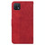 For OPPO A16K Geometric Embossed Leather Phone Case(Red)