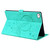 Love Butterfly Pattern Horizontal Flip Leather Case with Holder & Sleep / Wake-up Function For iPad Mini 1 / 2 / 3 / 4 / 5(Green)