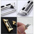 2 PCS Watchbands Stainless Steel Acoustic Ear Connector, Width: 22mm For Apple Watch Series 6 & SE & 5 & 4 44mm / 3 & 2 & 1 42mm(Rose Gold)