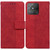 For OPPO Realme Narzo 50A Geometric Embossed Leather Phone Case(Red)