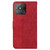 For OPPO Realme Narzo 50A Geometric Embossed Leather Phone Case(Red)