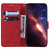 For OPPO Realme Narzo 50A Geometric Embossed Leather Phone Case(Red)