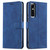 For vivo Y73s / S7e AZNS Skin Feel Calf Texture Horizontal Flip Leather Case with Card Slots & Holder & Wallet(Blue)