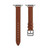 A Style Leather Watch Band Watch Band For Apple Watch Series 9&8&7 41mm / SE 3&SE 2&6&SE&5&4 40mm / 3&2&1 38mm(Brown)
