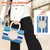 For Samsung Galaxy Tab A7 Lite T220 / T225 Silicone + PC Protective Case with Holder & Shoulder Strap(Colorful Blue)
