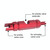 A5592 2 PCS 40mm Red French Tubeless Valve Core with Red Disassembly Tool for Road Bike
