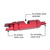 A5593 2 PCS 40mm Red French Tubeless Valve Stem with Repair Kit for Road Bike