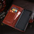 For Wiko Y51 idewei Crazy Horse Texture Horizontal Flip Leather Case with Holder & Card Slots & Wallet(Black)