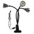 LED Clip Plant Lamp USB Remote Control Dimming Grow Light, Style: Three Head(Full Spectral)