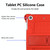 All-inclusive Silicone Shockproof Case with Holder For iPad Pro 10.5 / 10.2 2021 / 2020 / 2019 / Air 3(Red)