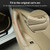 Car Leather Left Side Inner Door Handle Assembly 51417225854 for BMW 5 Series F10 / F18 2011-2017(Beige)