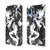 For Samsung Galaxy A40 Cloud Fog Pattern Horizontal Flip Leather Case with Holder & Card Slot & Wallet(Black)