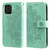 For iPhone 11 7-petal Flowers Embossing Pattern Horizontal Flip PU Leather Case with Holder & Card Slots & Wallet & Photo Frame (Green)