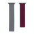 Silicone Magnetic Watch Band For Apple Watch Series 7 41mm / 6 & SE & 5 & 4 40mm / 3 & 2 & 1 38mm(Grey+Wine Red)