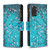 For Xiaomi Redmi Note 11 Colored Drawing Pattern Zipper Leather Phone Case(Plum Blossom)