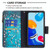 For Xiaomi Redmi Note 11 Colored Drawing Pattern Zipper Leather Phone Case(Plum Blossom)
