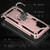 For Samsung Galaxy A32 4G Shockproof TPU + PC Protective Case with 360 Degree Rotating Holder(Rose Gold)